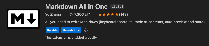 markdown all in one